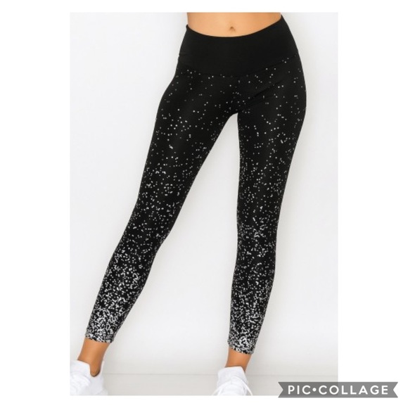 LAST 1❤️Metallic Shimmer Leggings - Picture 4 of 12